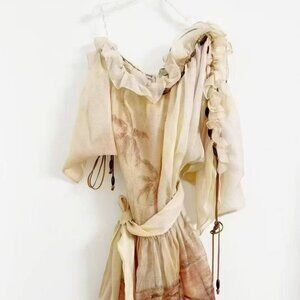 Zimmerman Peach Floral Dress